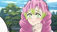 Mitsuri Kanroji, as seen in the anime (Image via Ufotable)